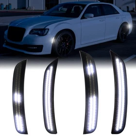 For 2015-2023 Chrysler 300 300C 300S Dynamic LED Front & Rear Side Marker Lights