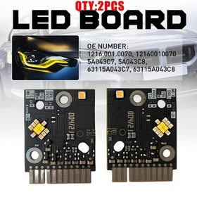 Yellow LED Daytime Running Light Boards For BMW G87 M2 G42 2 Series 22-24 2-20X