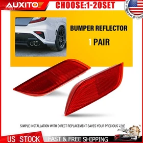 OE Red Rear Bumper Reflectors For Subaru WRX STI Impreza Crosstrek Ascent 2-20X