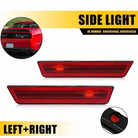Front/Rear Side Light Marker Housings For 2008-2014 Dodge Challenger 68043394AA
