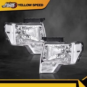 Fit For 2009 2010 2011 2012 2013 2014 Ford F-150 F150 Pickup Headlights Lamps