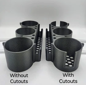 3x Cup Holder | REPLACES HEADREST | 2011-2026 Ford F150/F250/F350 Superduty