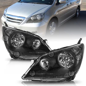 For 2005-2010 Honda Odyssey Halogen  Headlights Assembly Pair 05-10