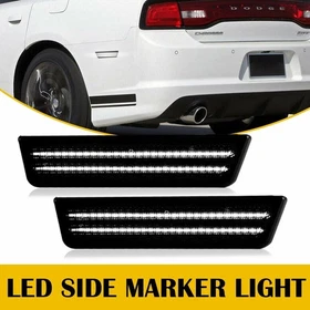 2/4X Rear Marker Bumper LED Side For 2011-14 Light Dodge Charger/08-14 Challenge