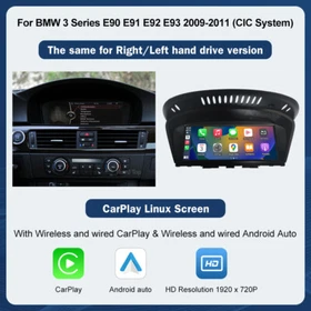Wireless CarPlay Linux Touch Screen For BMW 3 Series E90 E91 E92 E93 2005-2012