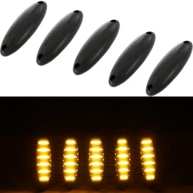White / Amber LED Raised Roof Clearance Marker Lights For Freightliner Cascadia