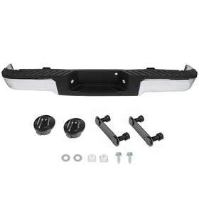 Rear Bumper Assembly Chrome Complete For Ford F-150 2009 2010 11-2013 2014 Steel