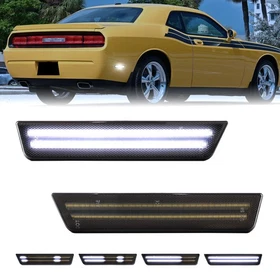 2x Rear Dynamic LED Side Marker Lights For Dodge Charger 11-14 Challenger 08-14