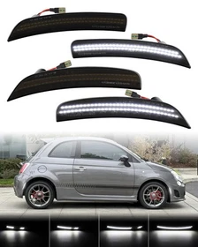 For 2012-2017 Fiat 500 Abarth Dynamic Front Rear Bumper LED Side Marker Lights