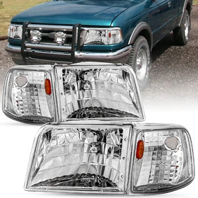 Headlight+Signal Lamp LEFT+RIGHT For 1993 1994 1995 1996 1997 Ford Ranger PickUp