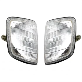 1/2pcs Clear L/R Front Corner Signal Light For Mercedes E-Class W124 1985-1995