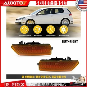 Amber Front Fender Side Marker Light Housing For VW MK6 GTI 5K0-945-072 2-10X
