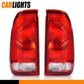 Fits 1997-2007 Ford F150 F250 F350 F450 Super Duty Red Tail Light Left & Right