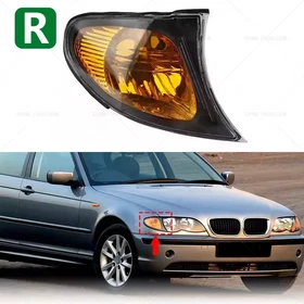 BMW E46 4 Door Corner Turn Signal Light 1998-2005 No Bulb Indicator Pair
