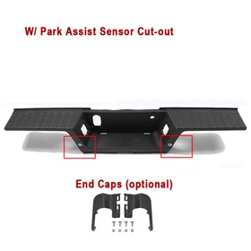  For 2017-2022 Ford F250 F350 F450 Super Duty Rear Bumper Step Pad W/Sensor Hole