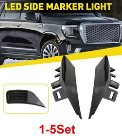 1-5Set Front Fender LED Side Marker Light Replace For 2021-23 GMC Chevy Cadillac