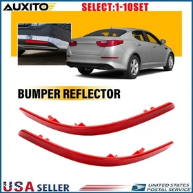 Complete Set Rear Bumper Reflectors for 2014-2015 Kia Optima 924052T500 2-20X