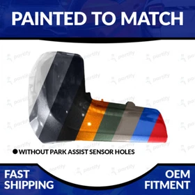 NEW Painted 2016-2023 Toyota Tacoma Driver Side Rear Bumper End W/O Sensor Holes