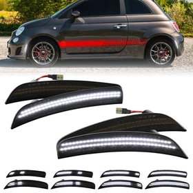 For 2012-2017 Fiat 500 500C Abarth Dynamic Front Rear 4PCS LED Side Marker Light