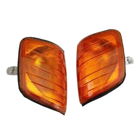 1/2PCS Amber Front Corner Indicator Light For Mercedes E-Class W124 1985-1995
