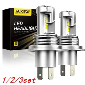 AUXITO H4 9003 Lamp LED Headlight 24000LM Kit High/low Beam White Super Bright C