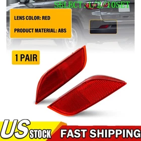 2PCS For Subaru Crosstrek Hybrid Touring 14-15 Rear Bumper Reflector Light 1~10X