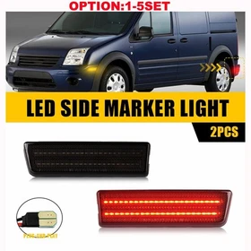 LED Side Marker Signal Lamps Lights Red For 2010-2013 Ford Transit Connect 2x