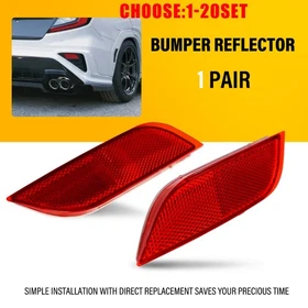 Of Rear Bumper Reflectors For Subaru Crosstrek Hybrid 2014-2016 Left Right 2-20X