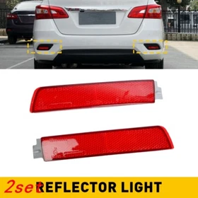 Bumper Reflector Set For 2013-2018 Nissan Sentra Rear Left & Right 2 PCs 1/2set