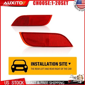 For Subaru Crosstrek Bumper Reflector 2016 17 Driver & Passenger/Set Rear 2-20X