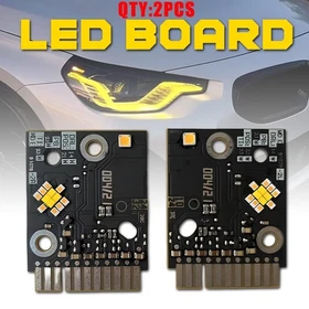 Yellow DRL LED Boards For BMW G42 2 Series G87 M2 2022 2023 2024 Models 2-20X