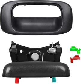 Tailgate Tail Gate Handle & Bezel for Chevy Silverado GMC Sierra 1500 1500HD 250