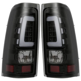 Smoked Lens/Clear Lens Tail Lights For Chevy Silverado 1500/1500HD 1999-2006