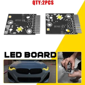 Yellow DRL LED Boards For BMW G42 2 Series M2 22-24 Daytime Running Lamp 2-20X