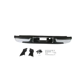 Rear Bumper for 1999-2007 GMC Sierra Chevy Silverado 1500 2500 Chrome w/Step Pad