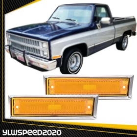 Side Marker Light Fit For 1981-1991 Chevy GMC C/K 10 Truck Suburban Blazer Jimmy