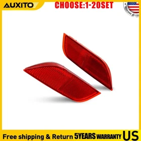Bumper Reflector For 2013-2015 Subaru XV Crosstrek 2008-16 Impreza Rear 2-20X
