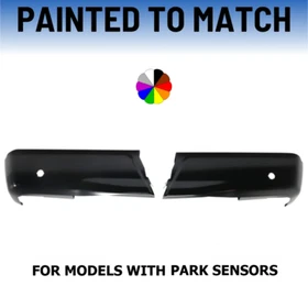 NEW Choose Your Color Painted Rear Bumper Ends For 2015-2020 Ford F-150