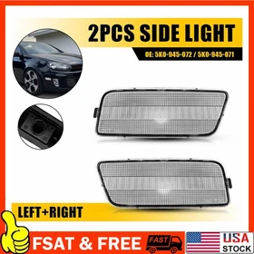 Clear Lens Housing For 2010-2014 VW MK6 Golf GTI Front Side Marker Light 1-10Set