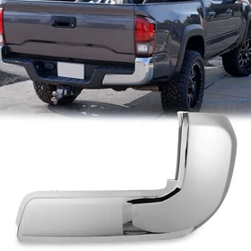 For Toyota Tacoma 2016-2023 Chrome/Black Rear Bumper End Cap Left＆Right