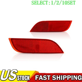 2Pcs Rear Bumper Reflector Set Fits Subaru Crosstrek Impreza WRX XV 08-17 1~10X