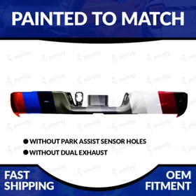 NEW Painted 2009-2018 Dodge RAM 1500/2500/3500/Classic Rear Bumper W/O Dual Exh