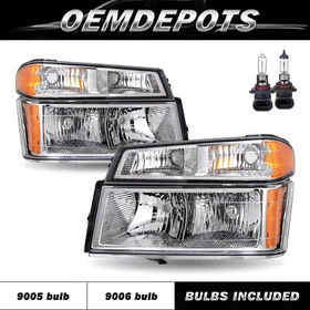 For 2004-2012 Chevy Colorado/GMC Canyon Bumper Headlights Amber Corner