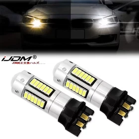 2pcs Canbus PW24W PWY24W LED Bulbs 3014 LED 30SMD DRL Fog Lamps For Audi BMW Vol