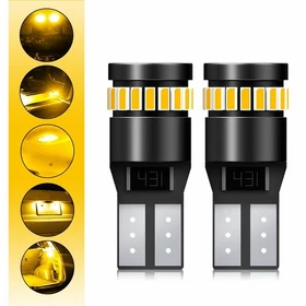 Amber Front Bumper Side Marker Lamp For 10-14 VW MK6 GTI 5K0-945-072 5K0-945-071
