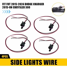 Front Rear Bumper LED Side Marker Light Lamp For 2015-23 Chrysler 300 Waterproof