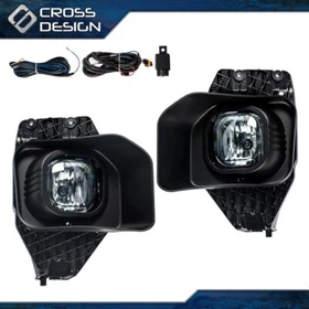 Bumper Fog Light +Wiring Bezel Fit For 11-16 Ford F250 F350 F450 F550 Super Duty