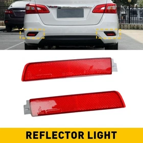 Rear Bumper Reflector Lights For Sentra Nissan 2013-2018 Tail Brake Stop Lamp US