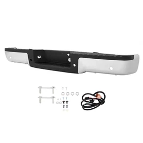 For Ford F-150 2009-2014 Chrome / Black Rear Bumper Assembly Reinforcement