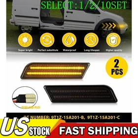 Front Bumper LED Side Marker Light Amber for 10-13 Ford Transit Connect 1~10X